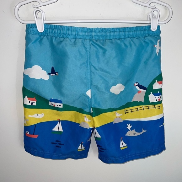 Mini Boden Swim Shorts Aqua Blue Puffins Boden 9-10 years - Picture 11 of 12